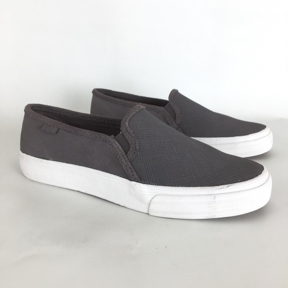 Keds Softerra Slip On Sneaker Shoes NEW Charcoal Gray Women’s Size 8 NWOT - Picture 2 of 11